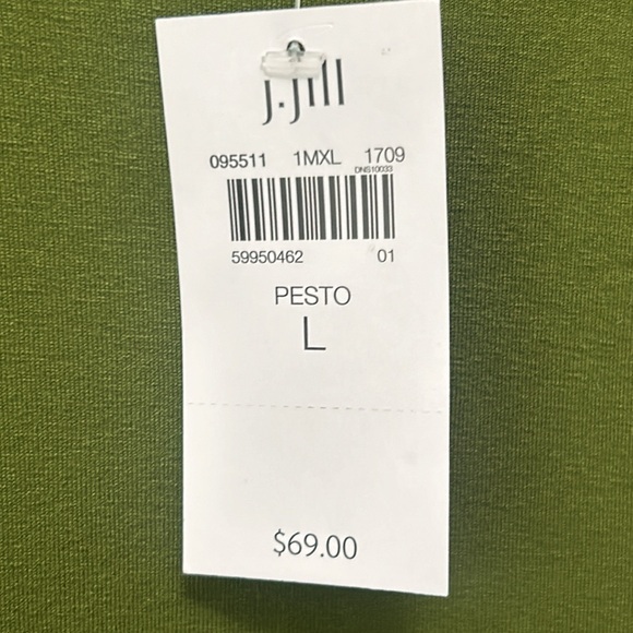 "NWT" J.Jill Wearever Collection Presto Short Sleeve Tunic Top- Women's Large - Picture 3 of 10